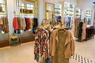 South Korea, Busan - 25 Mayıs 2017: Dodds Busan Lotte çarşıda Alışveriş Merkezi'nde sergilenen