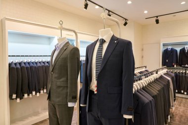 South Korea, Busan - 28 Mayıs 2017: Giyim mağazası, Lotte mağazası