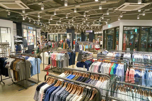 Busano Coreia Sul Maio 2017 Dentro Loja Hazzys Lotte Mall — Fotografia de Stock