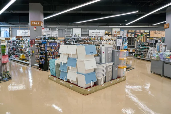 Coréia Sul Busão Maio 2017 Dentro Lotte Mart Busan — Fotografia de Stock