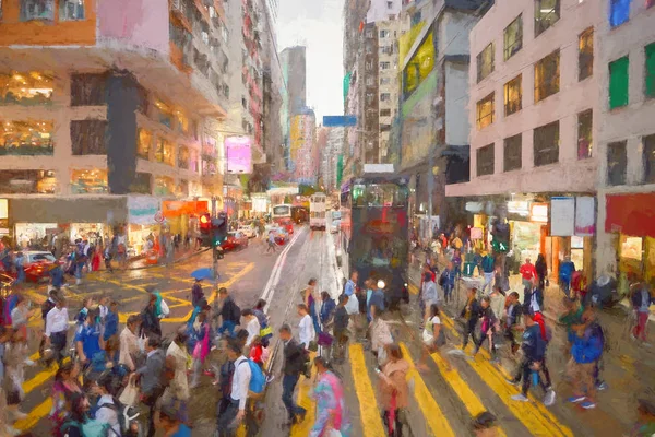 China Hong Kong Noviembre 2016 Vista Desde Cubierta Superior Del — Foto de Stock
