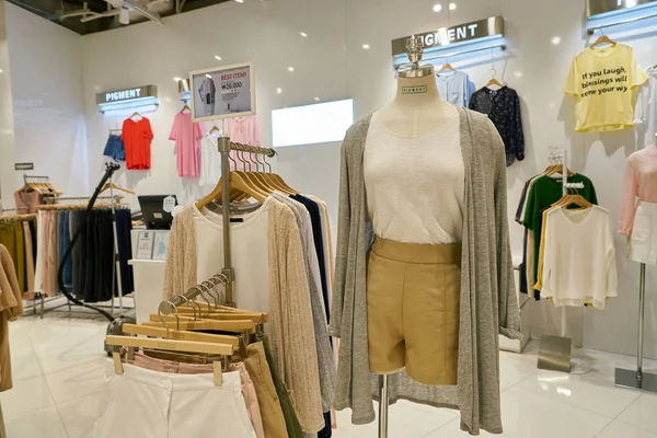 Coréia Sul Busão Maio 2017 Loja Roupas Lotte Department Store — Fotografia de Stock