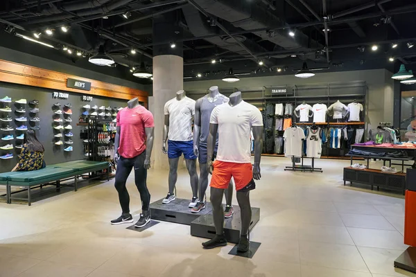 South Korea Busan Mei 2017 Dalam Toko Nike Lotte Mall — Stok Foto