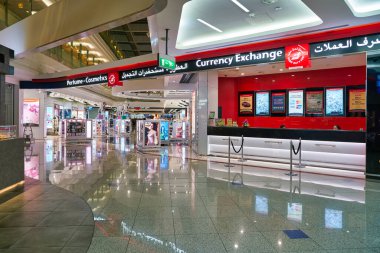 DUBAI, UAE - CIRCA JANUARY 2019: interior shot of Dubai International Airport.