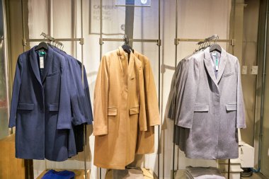 MILAN, ITALY - CIRCA NOVEMBER, 2017: interior shot of United Colors of Benetton store in Milan.