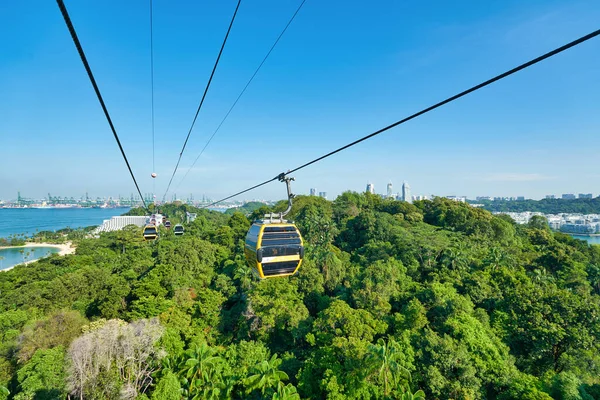 Singapore Circa April 2019 View Cable Car Singapore — Stockfoto