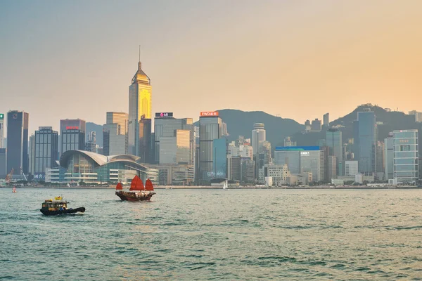 Hong Kong China Circa Januari 2019 Blik Hong Kong Island — Stockfoto