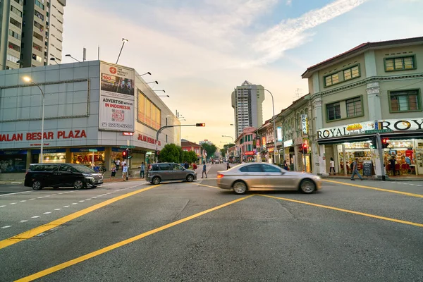 Singapur Circa Abril 2019 Vista Una Calle Ubicada Singapur — Foto de Stock