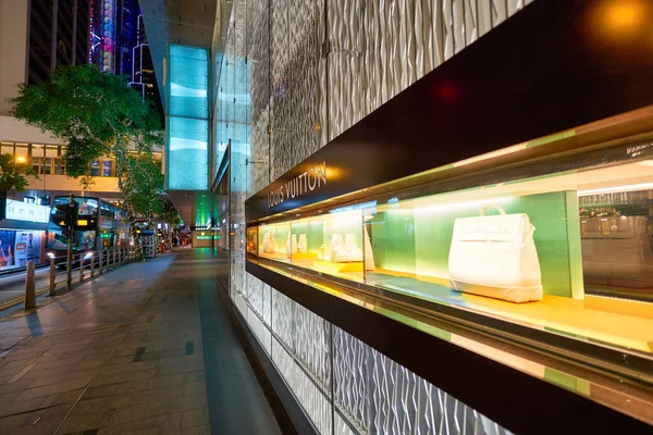 Hongkong China Circa Januar 2019 Louis Vuitton Schaufenster Hongkong Der — Stockfoto