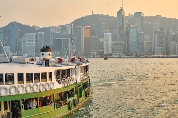 Hong Kong China Circa Enero 2019 Star Ferry Cruzando Victoria —  Fotos de Stock