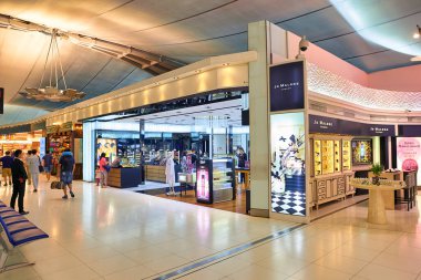 BANGKOK, THAILAND - CIRCA JUNE, 2015: interior shot of Suvarnabhumi Airport.
