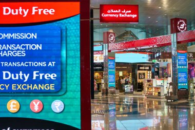 DUBAI, UAE - CIRCA JANUARY 2019: interior shot of Dubai International Airport.