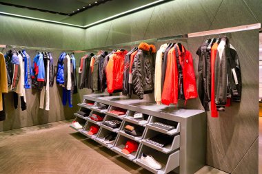 HONG KONG, CHINA - CIRCA JANUARY, 2019: interior shot of Givenchy store in Elements shopping mall