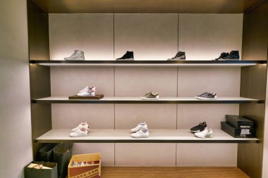 HONG KONG, CHINA - JANUARY 23, 2019: interior shot of Ash store at New Town Plaza shopping mall in Sha Tin.