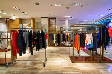 HONG KONG, CHINA - JANUARY 22, 2019: interior shot of Lane Crawford in Hong Kong. Lane Crawford is a retail company with speciality stores selling luxury goods in Hong Kong and Mainland China.