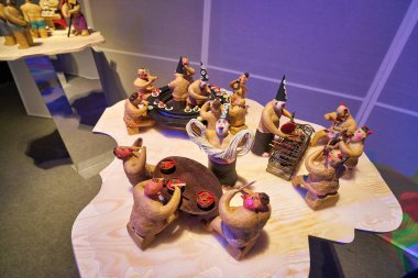 HONG KONG, CHINA - CIRCA JANUARY, 2019: an exhibit on display at Hong Kong Heritage Museum.