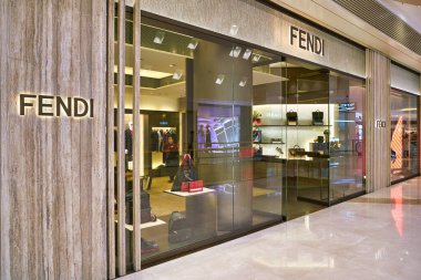 HONG KONG, CHINA - CIRCA JANUARY, 2019: Fendi storefront in Elements shopping mall.
