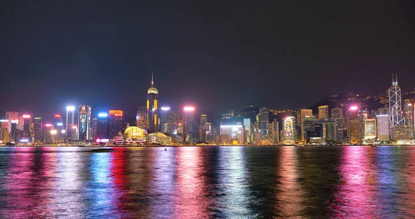 Hongkong China Januar 2019 Wan Chai Und Central Vom Victoria — Stockfoto