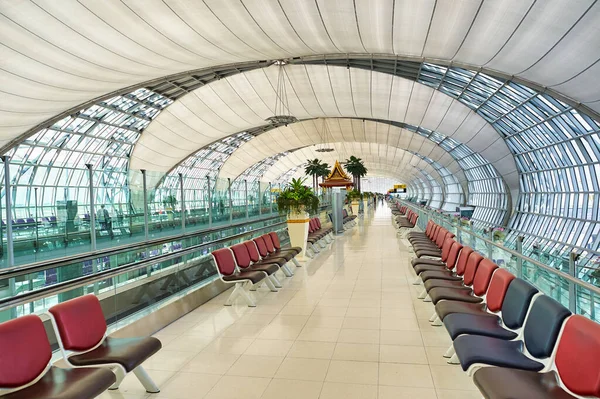 Bangkok Thaïlande Circa Juin 2015 Plan Intérieur Aéroport Suvarnabhumi — Photo