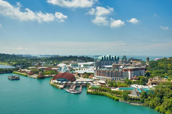 Singapore Circa Aprile 2019 Vista Una Funivia Singapore — Foto Stock