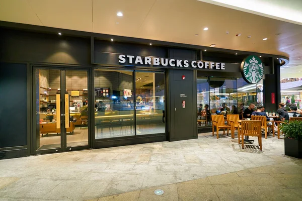 Shenzhen China Circa Enero 2019 Entrada Starbucks Shenzhen — Foto de Stock