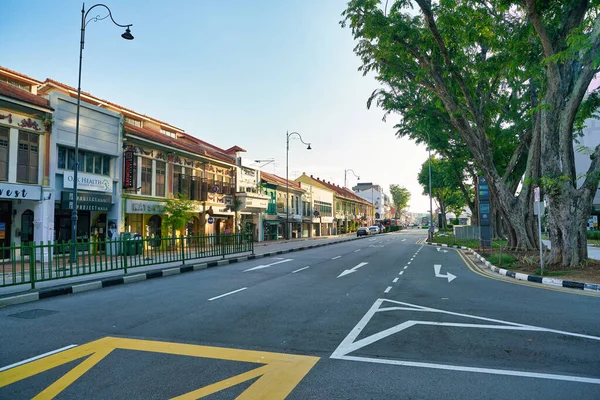 SINGAPORE - CIRCA APRIL, 2019: view of a street located in Singapore.
