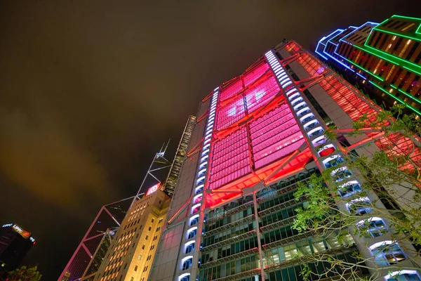 Hong Kong Čína Circa Leden 2019 Pohled Nízkého Úhlu Hlavní — Stock fotografie