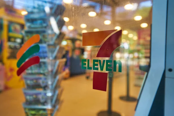 Singapore Circa April 2019 Close Shot Eleven Sign Convenience Store — Stock fotografie