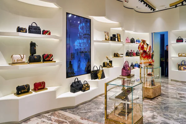 Hong Kong China Circa January 2019 Interior Shot Versace Store — Stock Photo, Image