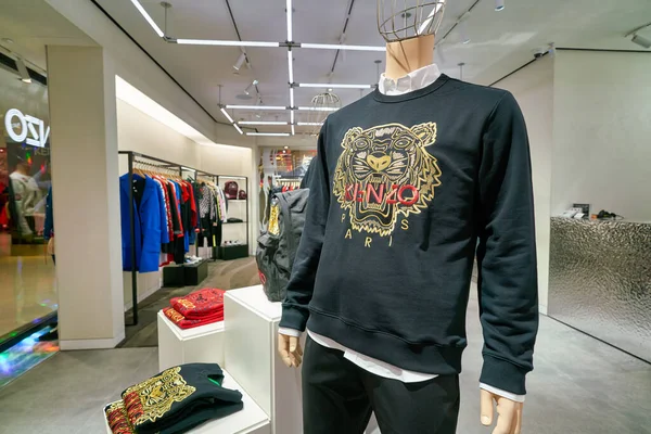 Hong Kong Chiny Stycznia 2019 Zdjęcie Wnętrza Sklepu Kenzo New — Zdjęcie stockowe