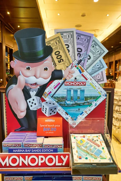 Singapore Circa April 2019 Monopoly Marina Bay Sands Edition Display — Stock Photo, Image