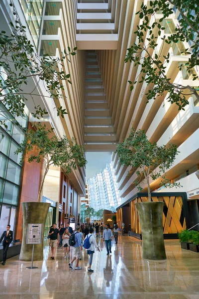 Singapur Circa Abril 2019 Plano Interior Marina Bay Sands Singapur — Foto de Stock
