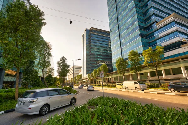 Singapore Circa April 2019 View Street Located Singapore — Stockfoto