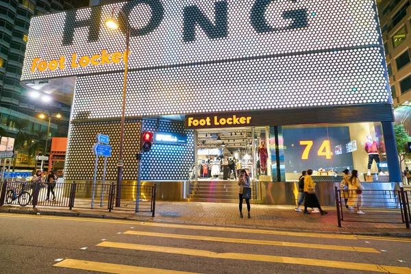 Hong Kong China Circa Enero 2019 Una Tienda Foot Locker —  Fotos de Stock