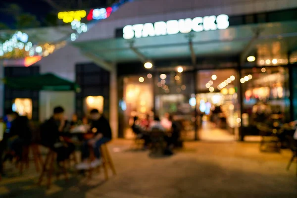 Shenzhen China Circa Febrero 2019 Plano Desenfocado Starbucks Shenzhen — Foto de Stock