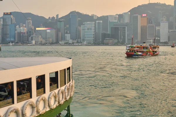 Hong Kong China Circa Enero 2019 Plano Cerca Star Ferry —  Fotos de Stock