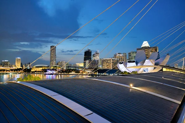 Singapore Circa April 2019 Singapore Urban Landscape Seen Roof Top — Stock Photo, Image