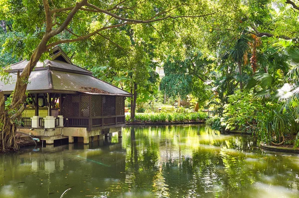 Bangkok Thailand Circa Juni 2015 Tropische Tuin Bij Swissotel Nai — Stockfoto