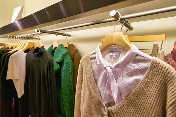 Гонконг Кина Января 2019 Года Одежда Выставке Магазине Agnes New — стоковое фото