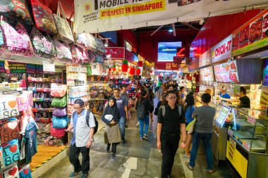 SINGAPORE - CIRCA APRIL, 2019: goods on display at a market in Singapore.