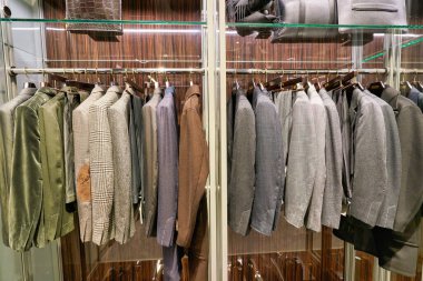 HONG KONG, CHINA - CIRCA JANUARY, 2019: interior shot of Tom Ford store at ifc mall in Hong Kong.