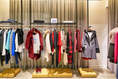 HONG KONG, CHINA - CIRCA JANUARY, 2019: interior shot of Laurel store at ifc mall in Hong Kong.