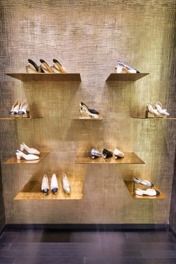 HONG KONG, CHINA - JANUARY 22, 2019: interior shot of Chanel store in Hong Kong.