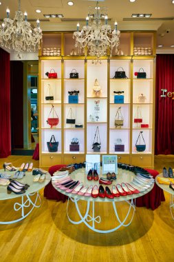 SINGAPORE - CIRCA APRIL, 2019: goods on display at Repetto store in The Shoppes at Marina Bay Sands.