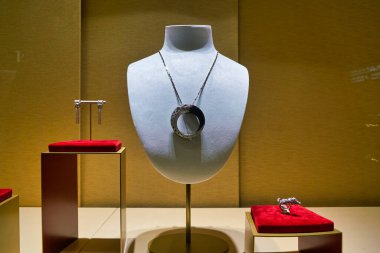 HONG KONG, CHINA - CIRCA JANUARY, 2019: goods on display at Cartier store in Elements shopping mall.