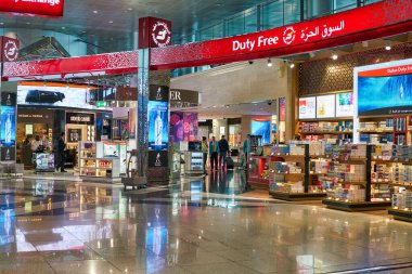 DUBAI, UAE - CIRCA JANUARY 2019: interior shot of Dubai International Airport.