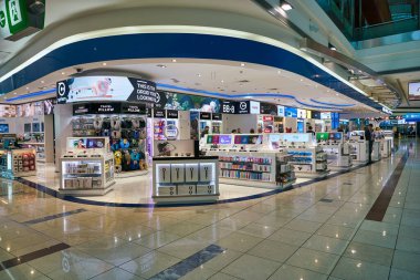DUBAI, UAE - CIRCA JANUARY 2019: interior shot of Dubai International Airport.
