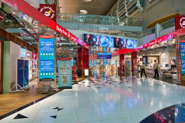 DUBAI, UAE - CIRCA JANUARY 2019: interior shot of Dubai International Airport.