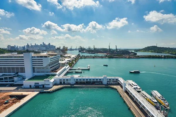 Singapore Circa April 2019 View Cable Car Singapore — Stock Photo, Image