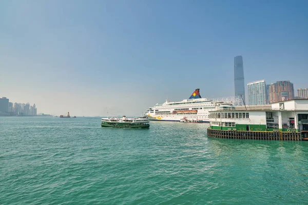Hong Kong China Circa Enero 2019 Star Ferry Cruzando Victoria — Foto de Stock